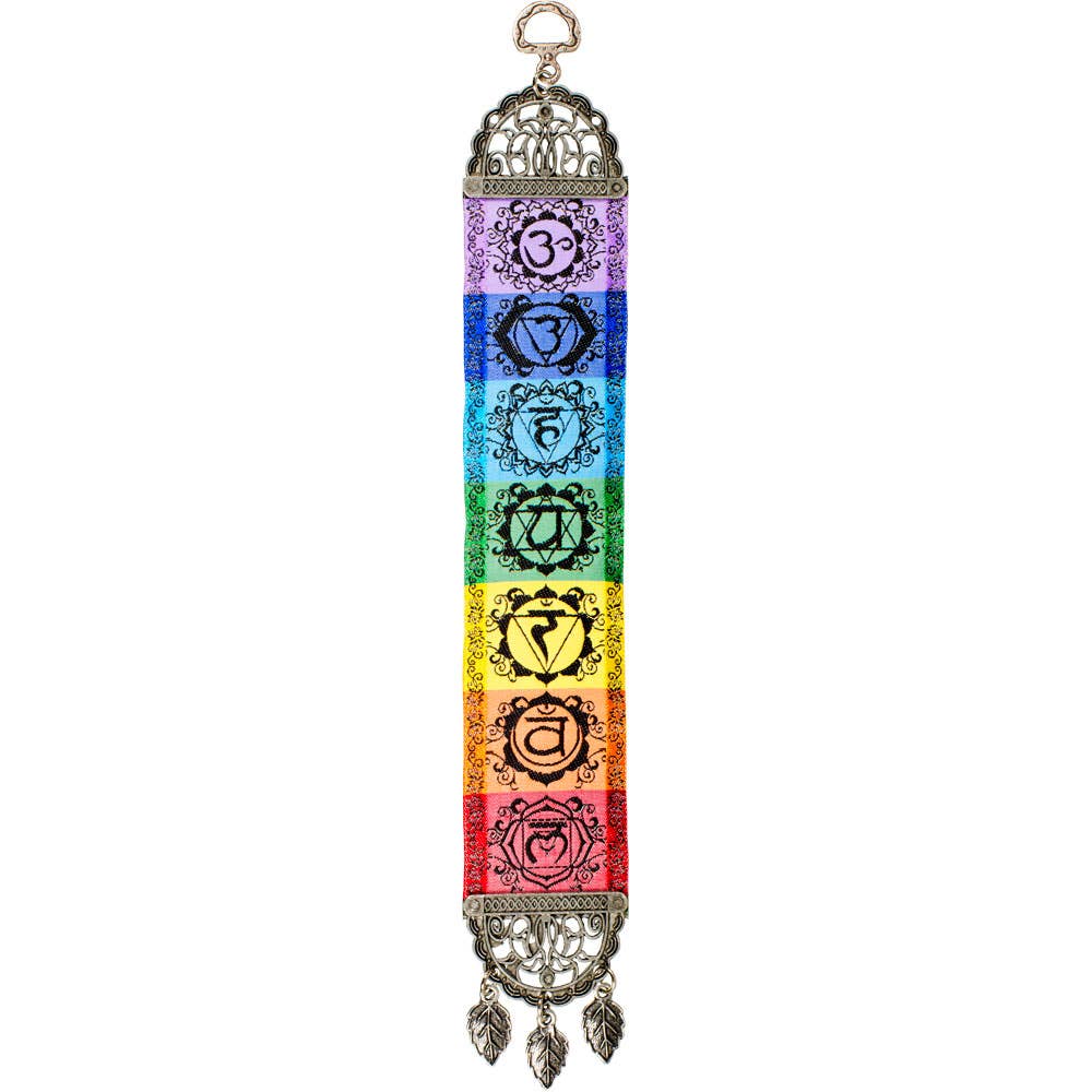Hanging Woven Narrow Carpet - 7 Chakras