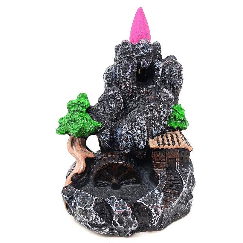 Mountain Waterfall Backflow Cone incense Burner