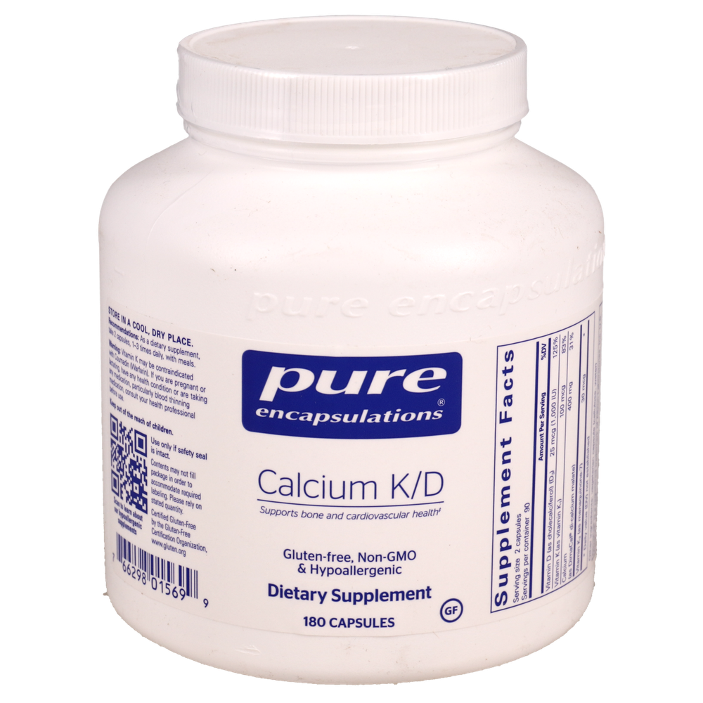 Calcium with Vitamin K and Vitamin D3  180 capsules