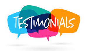 Please write us a little testimonial about your time with us!