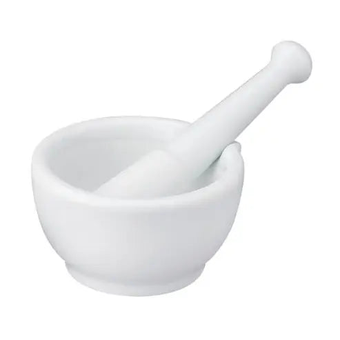 Kitchen Mortar and Pestle with Pour Spout