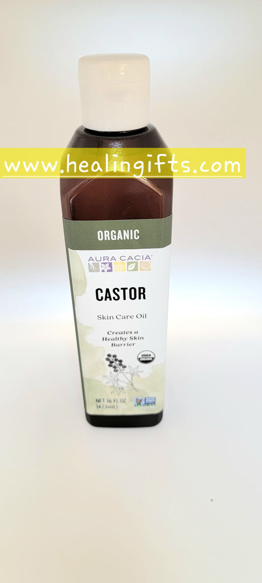 Castor Oil  16 fl oz  Organic from Aura Cacia