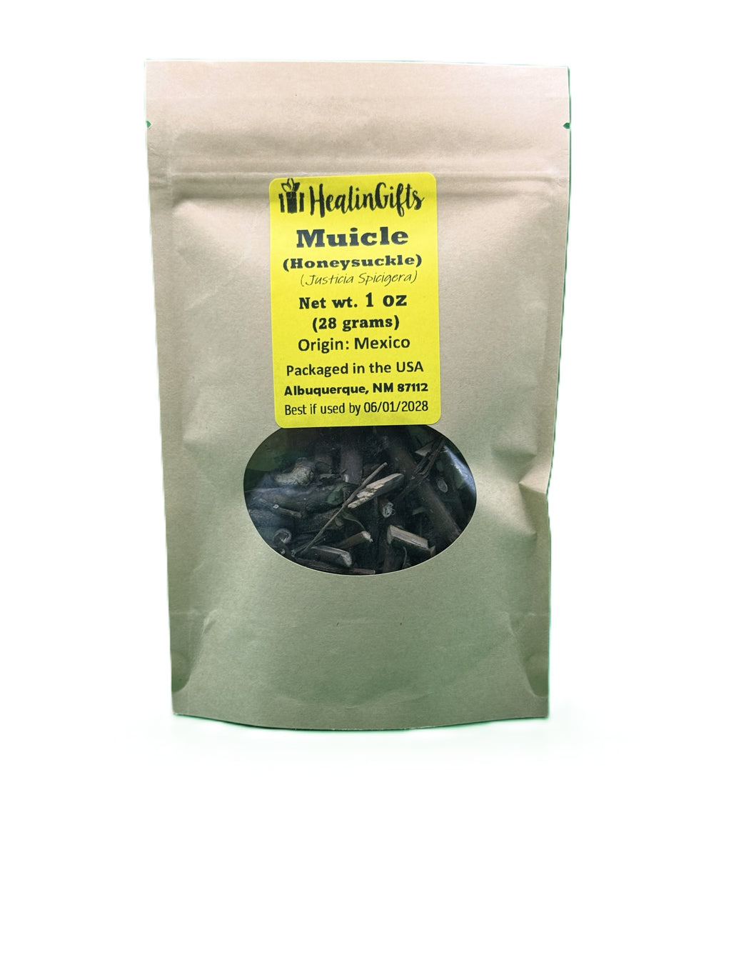 Honeysuckle or Muicle 1 oz (28 g) Justicia spicigera or the Mexican honeysuckle herb