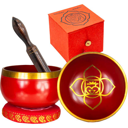 Mini Chakra Singing Bowl Red - Root (Each)