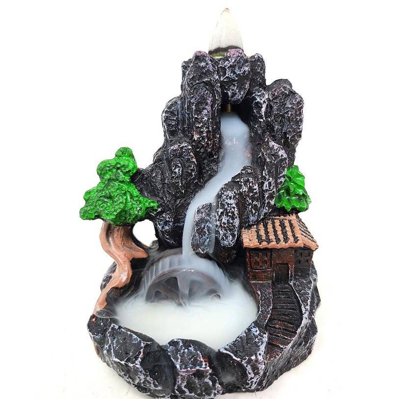 Mountain Waterfall Backflow Cone incense Burner