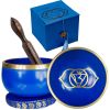 Singing bowl mini cobalt blue third eye chakra