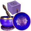 Singing bowl mini purple crown chakra