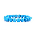 Turquoise Crystal Bracelet - 8mm