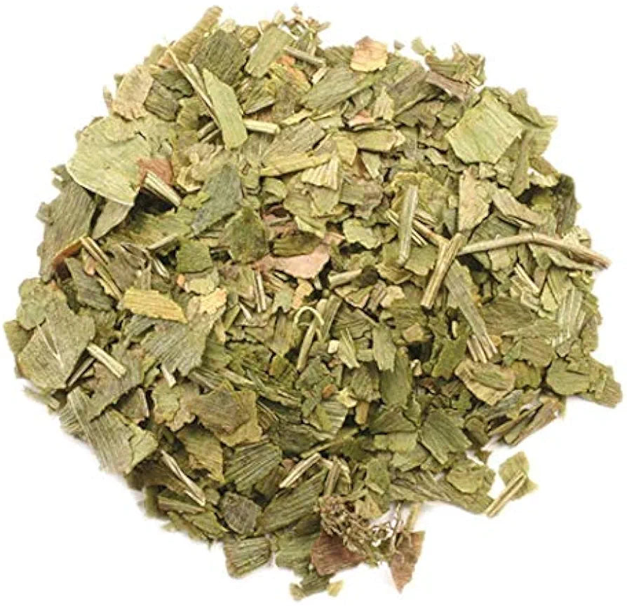 Ginkgo leaves, cut and sifted