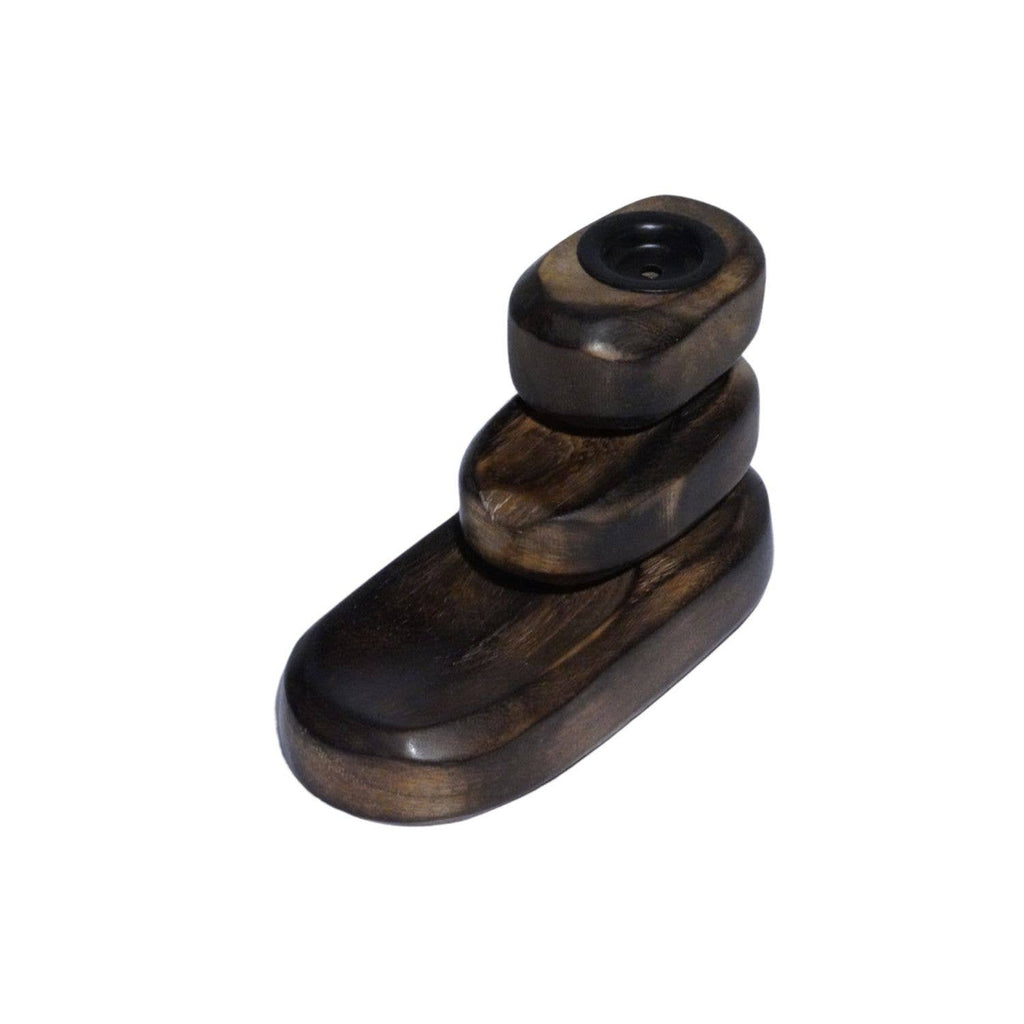 Stylish 3 tier wood backflow burner