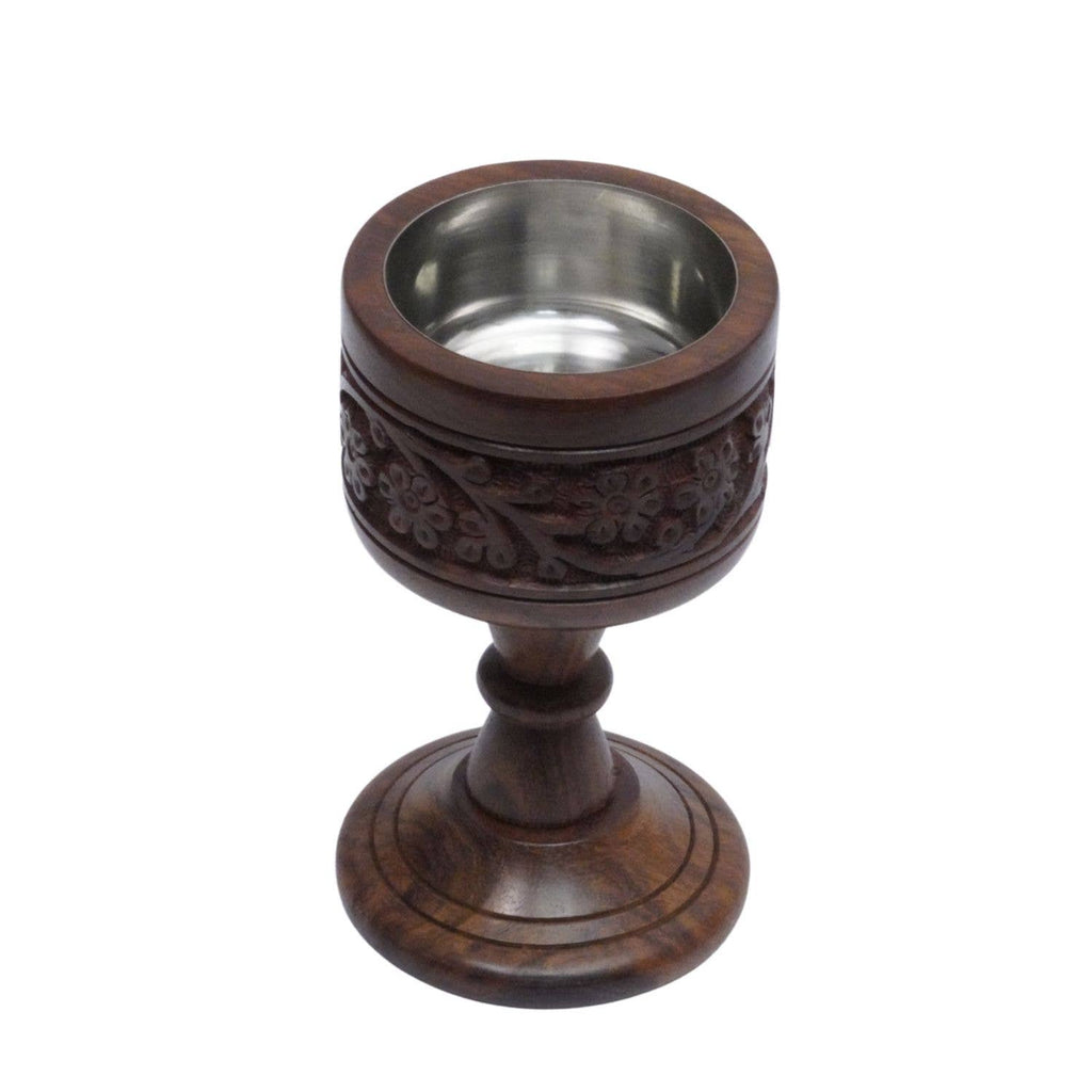Wood Podestal Charcoal Burner