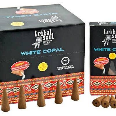 Tribal Soul - White Copal backflow 10 cones