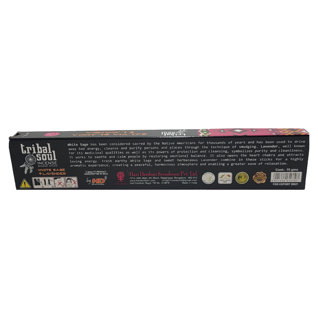White Sage & Lavender - Tribal Soul Incense
