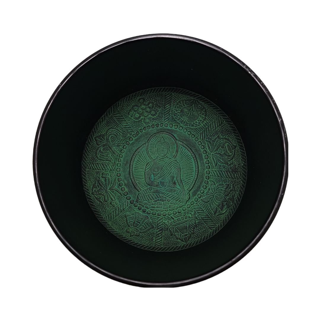 Singing Bowl 8.5" - Green