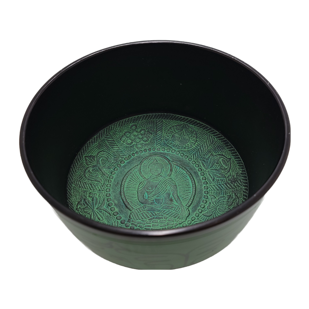 Singing Bowl 8.5" - Green