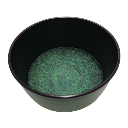 Singing Bowl 8.5" - Green