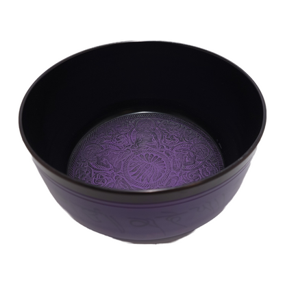 Singing Bowl 9.5" - Purple