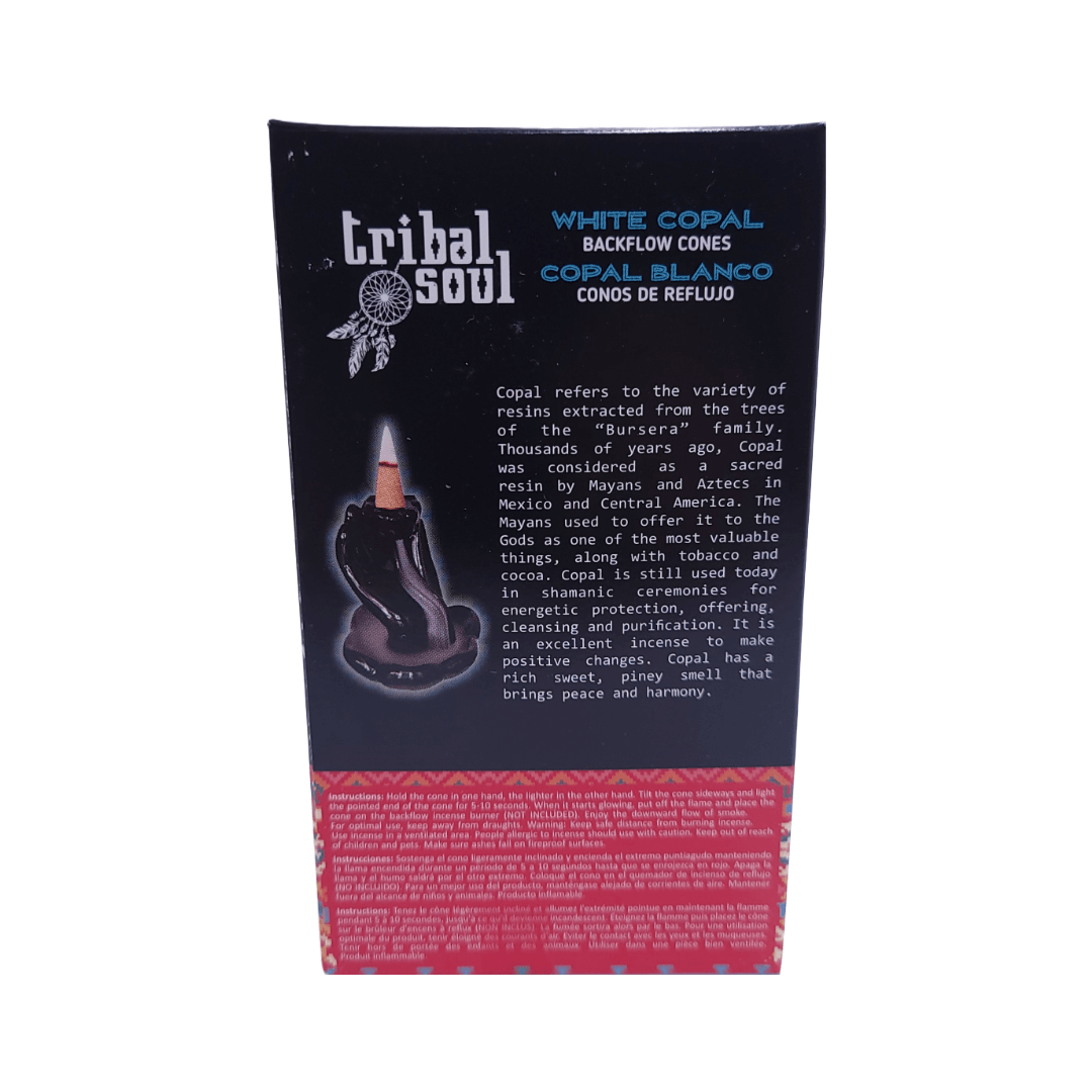 Tribal Soul - White Copal backflow 10 cones