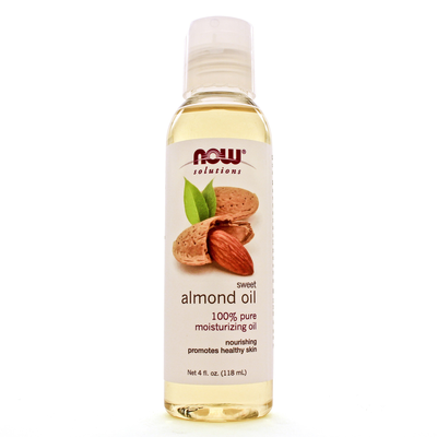 Almond Oil 100% Pure 4 ounces by NOW Personal Care promotes healthy skin