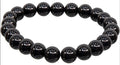 Black Onyx 8 mm round  bead bracelet
