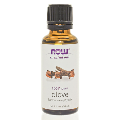 Clove Oil 100% Pure Liquid 1 oz Now personal Care Brand