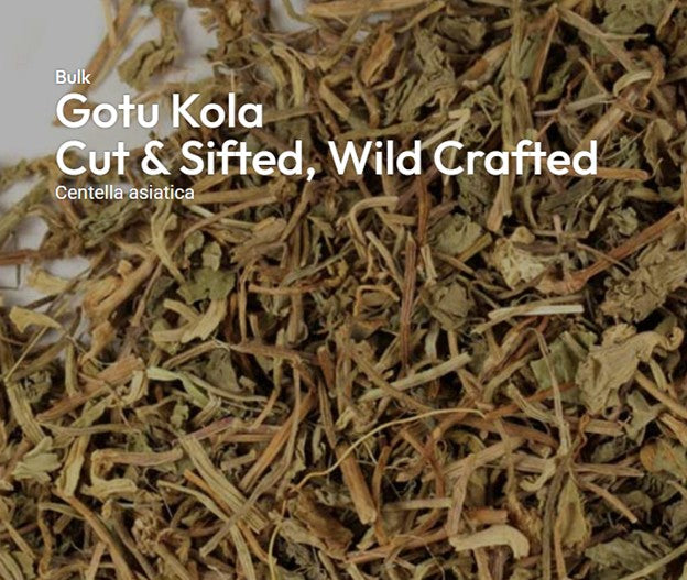 Gotu Kola Herb  cut & sifted or powdered