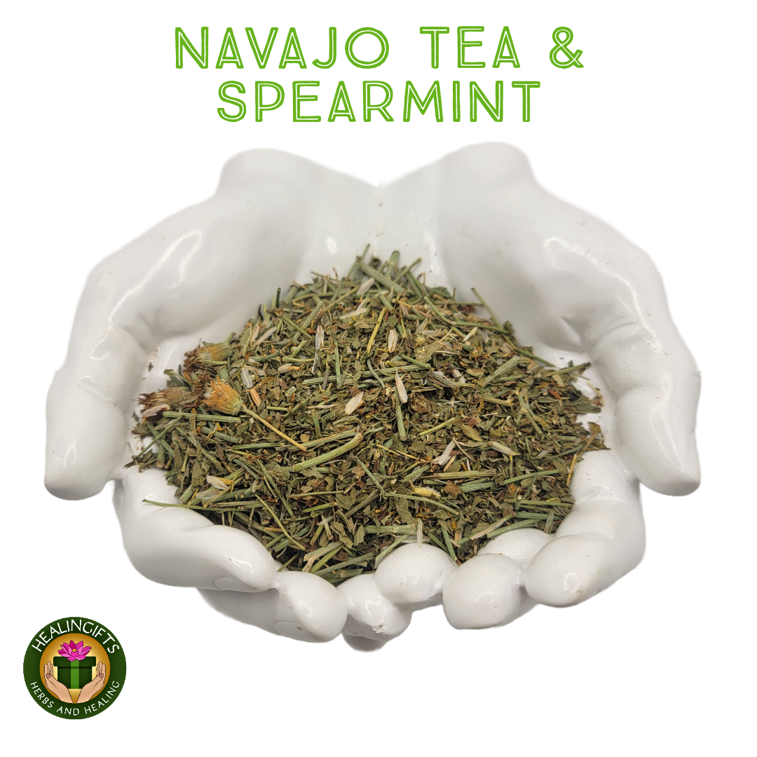 Navajo Tea with Spearmint in 1.5 oz (42 grams) tin can by HealinGifts ...