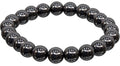 Hematite 8 mm round  bead bracelet