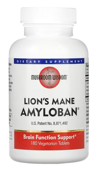 LION'S MANE AMYLOBAN® 180 comprimidos de Full Mushroom Wisdom