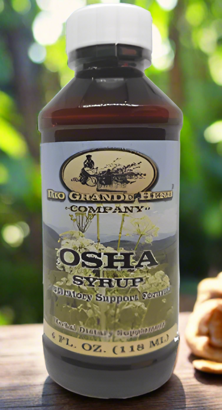 Respiratory Support
Nose, Throat & Lungs

Rio Grande Herb Company developed this unique formula using the extracts of Osha, Capulin, and Licorice Root. This powerful combination of herbs has been used for centuries to loosen phlegm and soothe sore throats caused by congestion.
