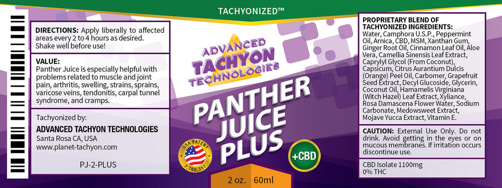 Panther Juice PLUS - Pain Relief Formula