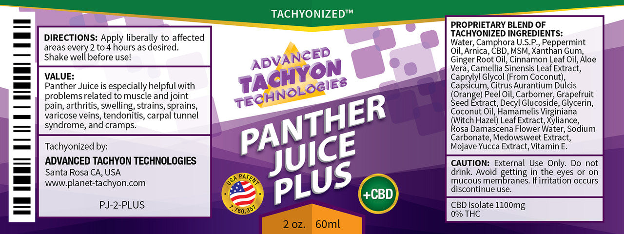 Panther Juice PLUS - Pain Relief Formula