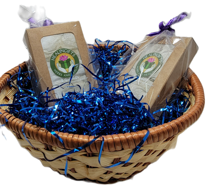 CUSTOM BLEND your (2) herbs or tea  8 tea bags per box gift ready
