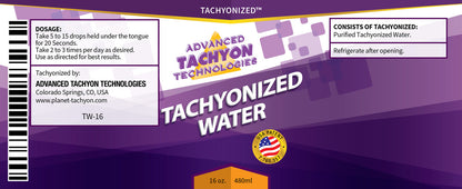 Tachyonized Water