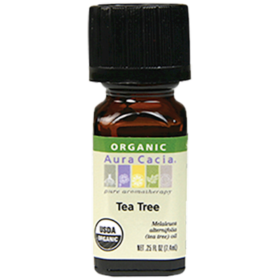 Tea Tree Oil or Melaleuca Organic Essential Oil  Revered as an aroma that has purification power, tea tree (Melaleuca alternifolia) is one of the prominent essential oils used in cleansing applications.