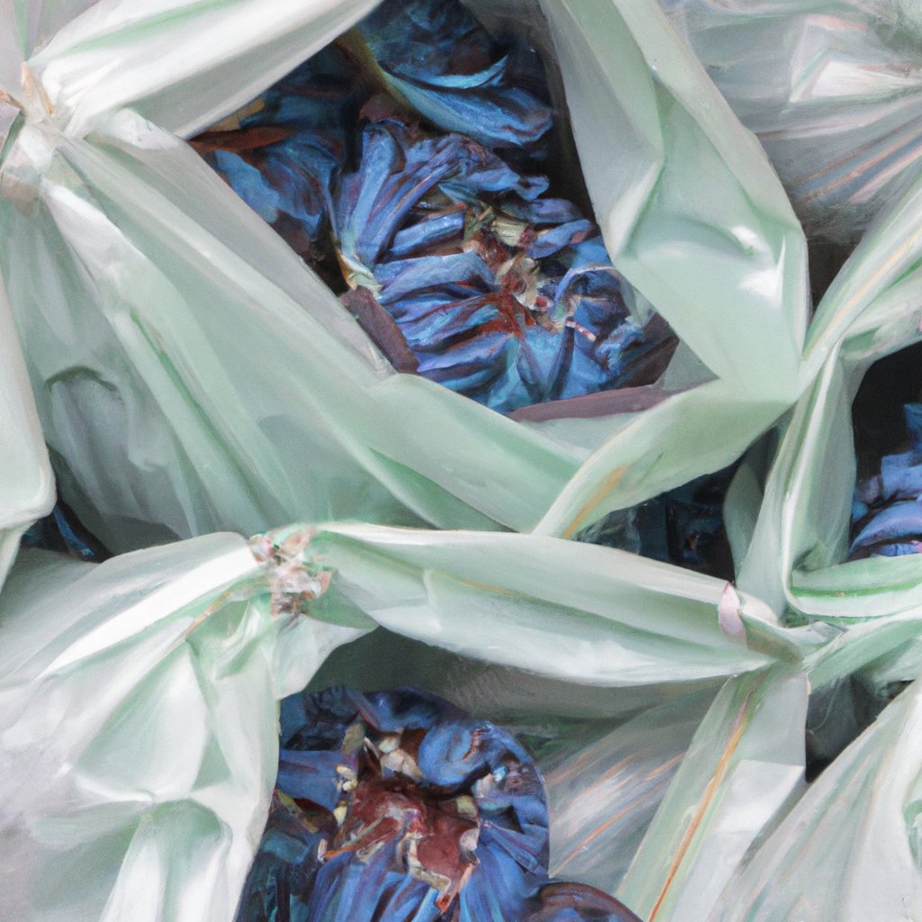 Blue Lotus dried flower or  Nymphaea caerulea