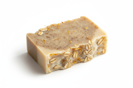 calendula and oats bar soap