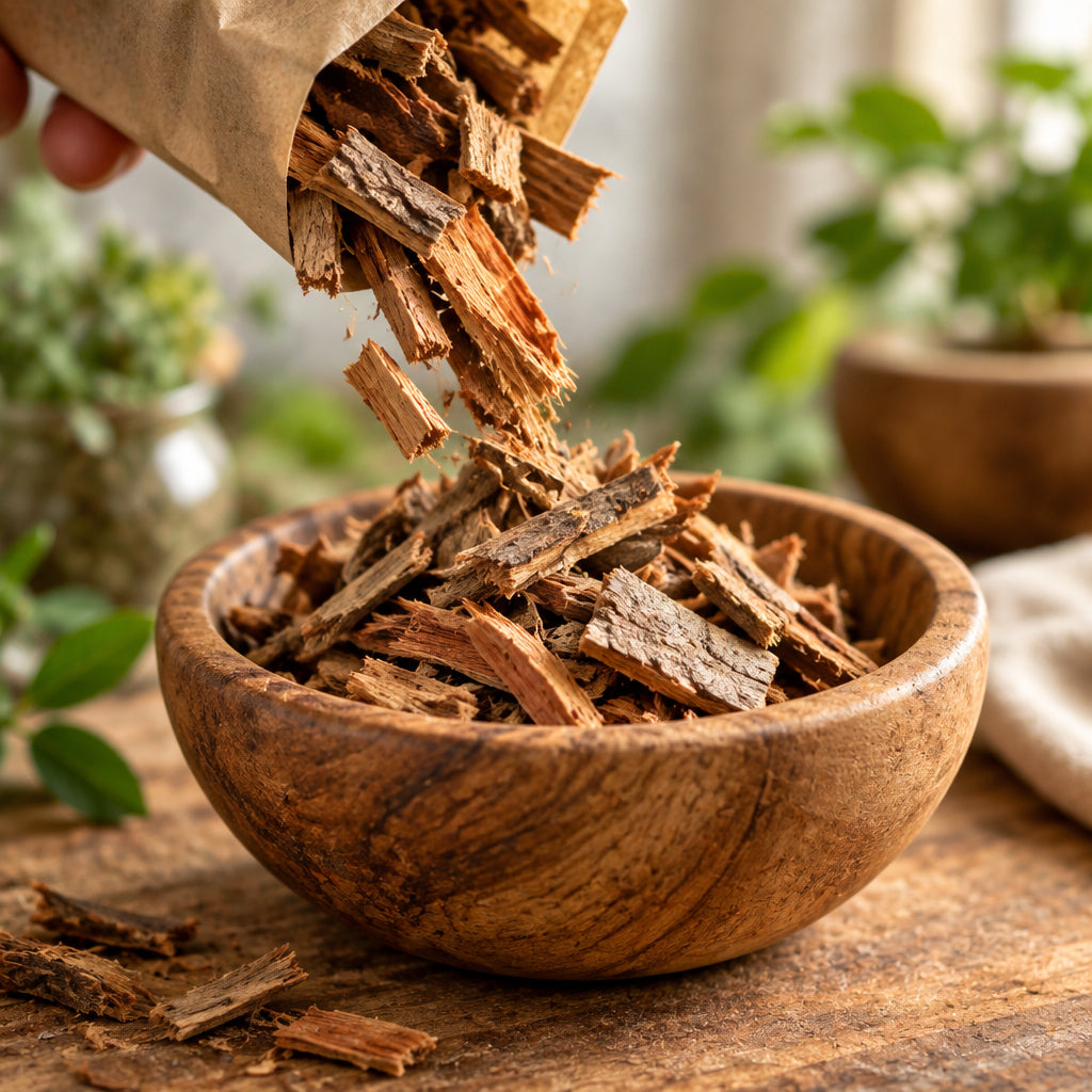 Cuachalalate hardwood chips