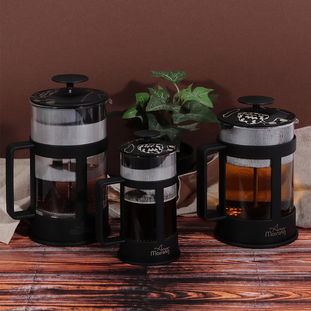 Cafetera y Tetera de Prensa Francesa de 350 ml o grande de 800 ml