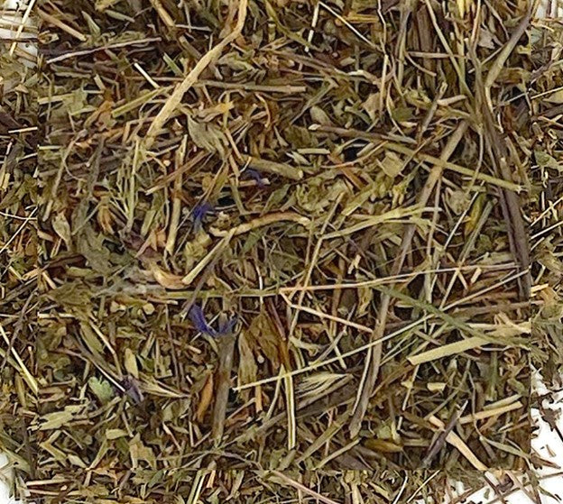 Hierba de eufrasia cortada y tamizada