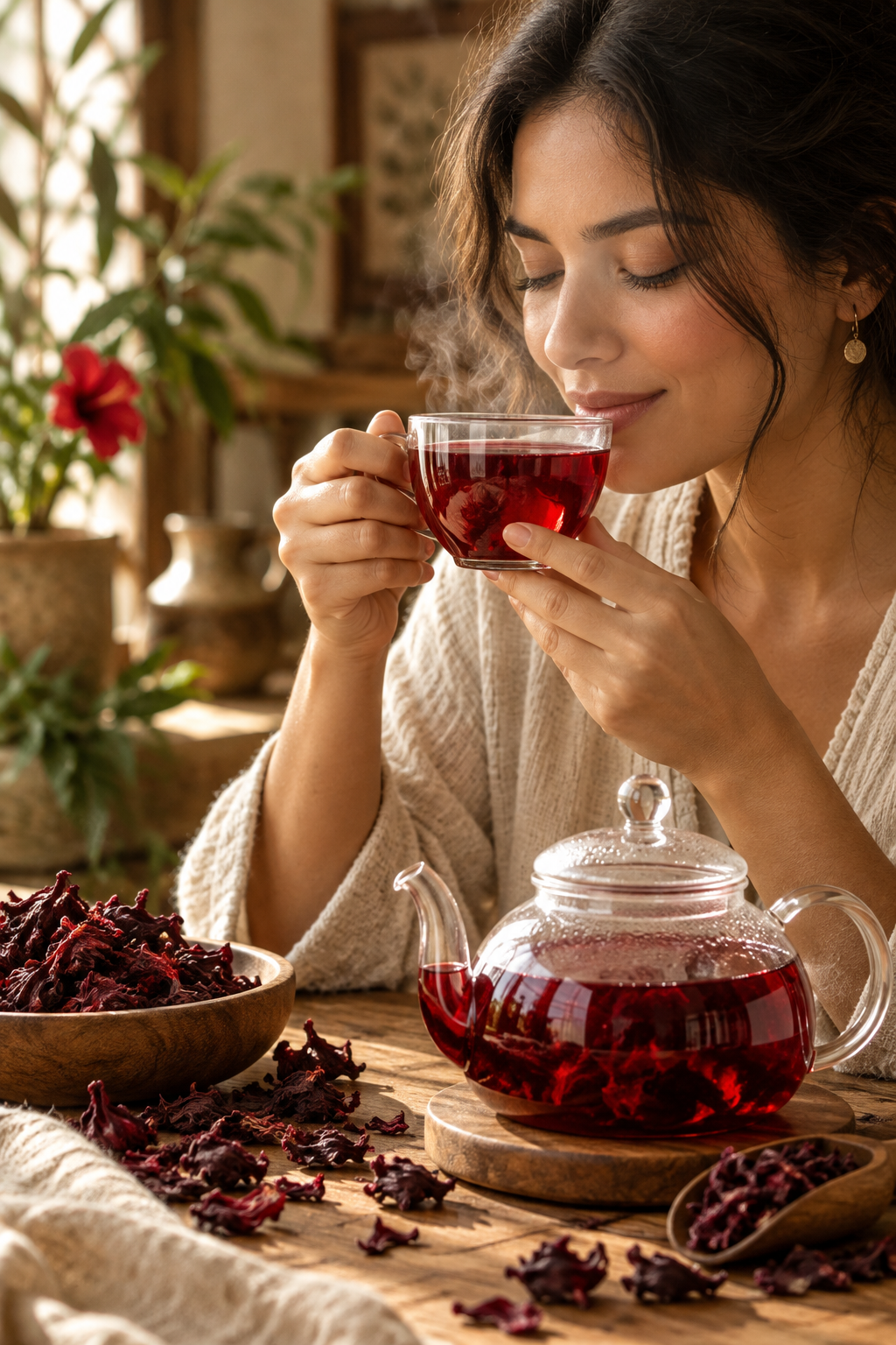Hibiscus Flor de Jamica  flowers dried