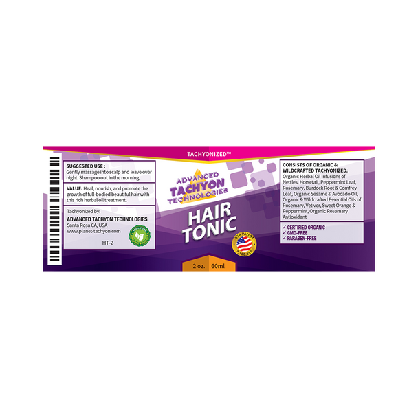 Tachyonized Hair Tonic - Really Works! (Online ordering)