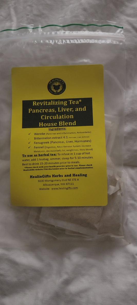 Revitalizing Pancreas Liver and Ciculation 15 teabags