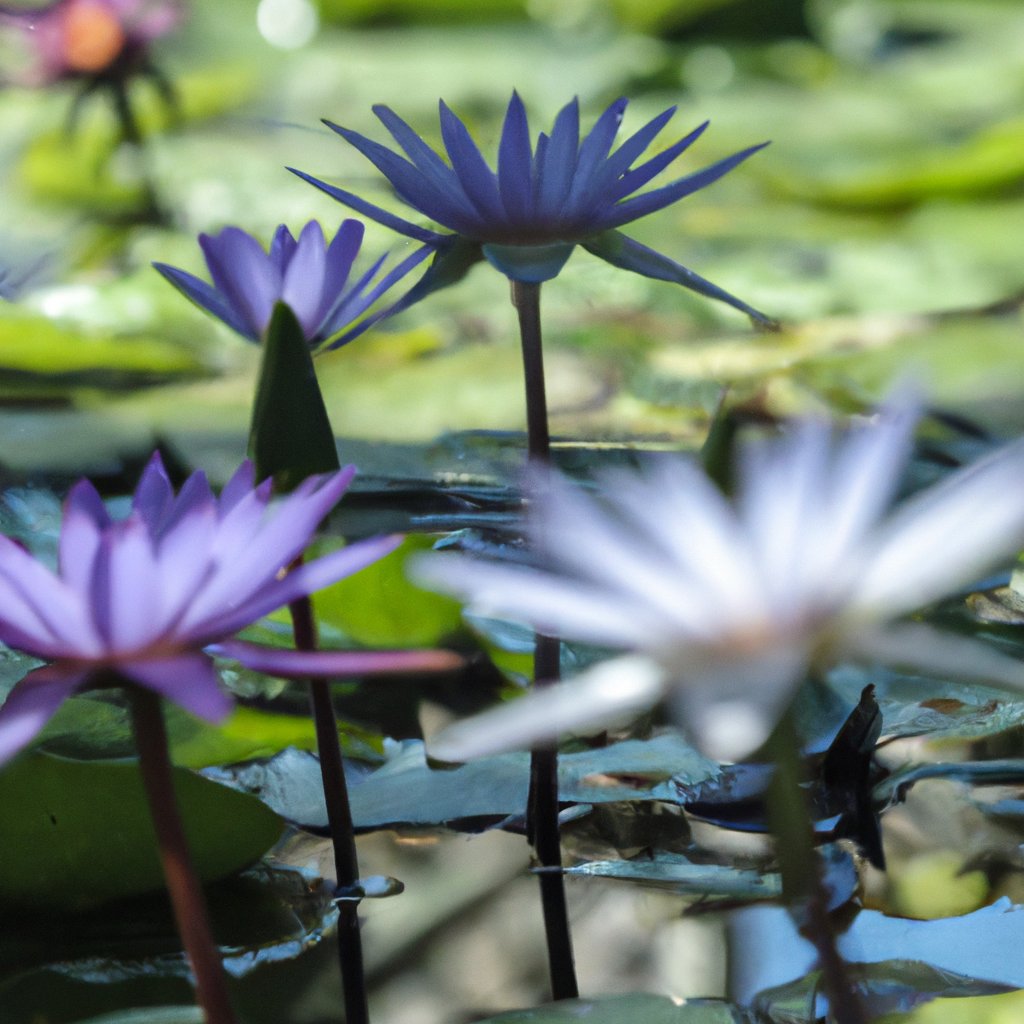 Blue Lotus dried flower or  Nymphaea caerulea
