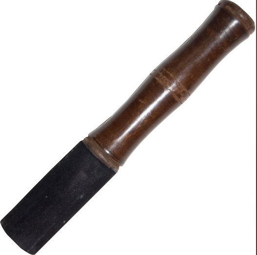 Wood Singing Bowl Stick with Suede