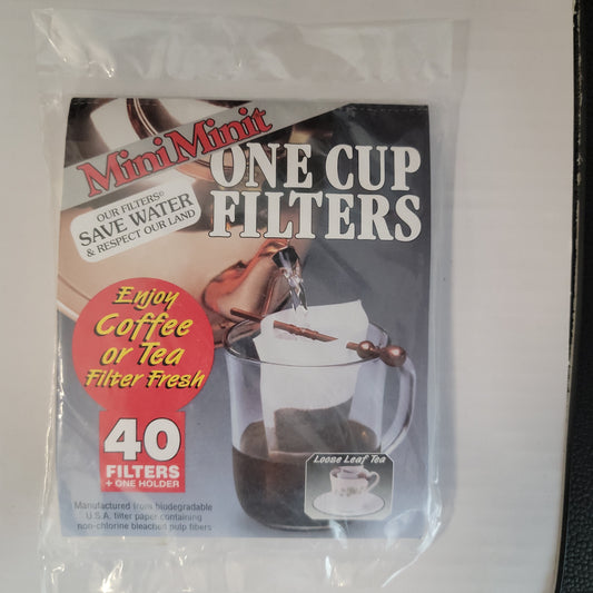 One cup filter for teas coffee