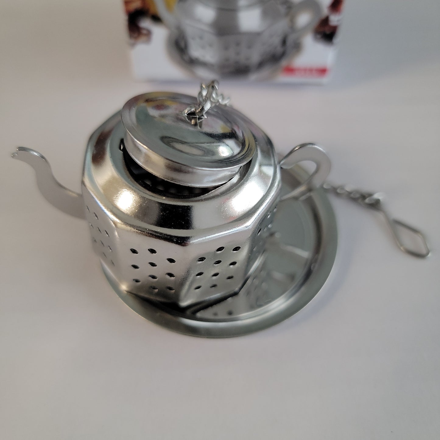 Tea pot  Infuser with tray
