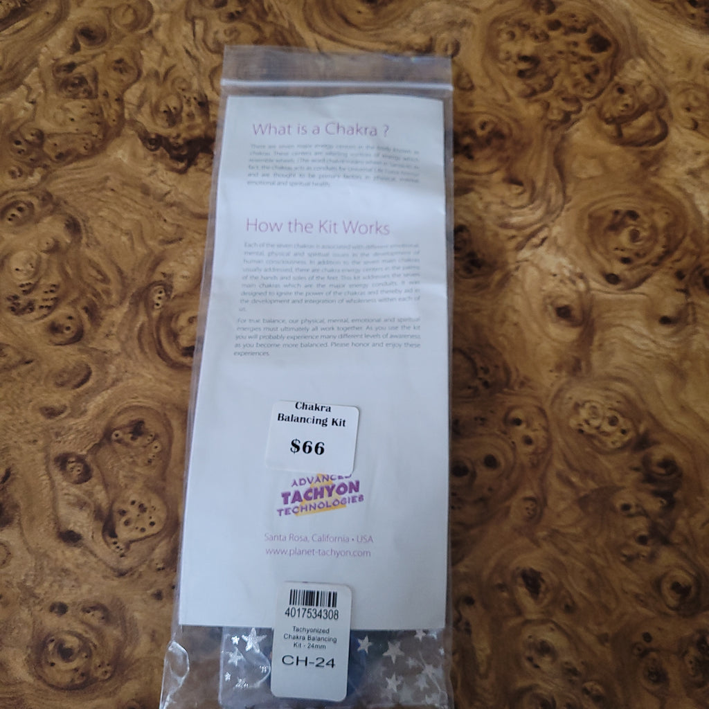 Chakra Balancing Kit Tachyonized (Online ordering)
