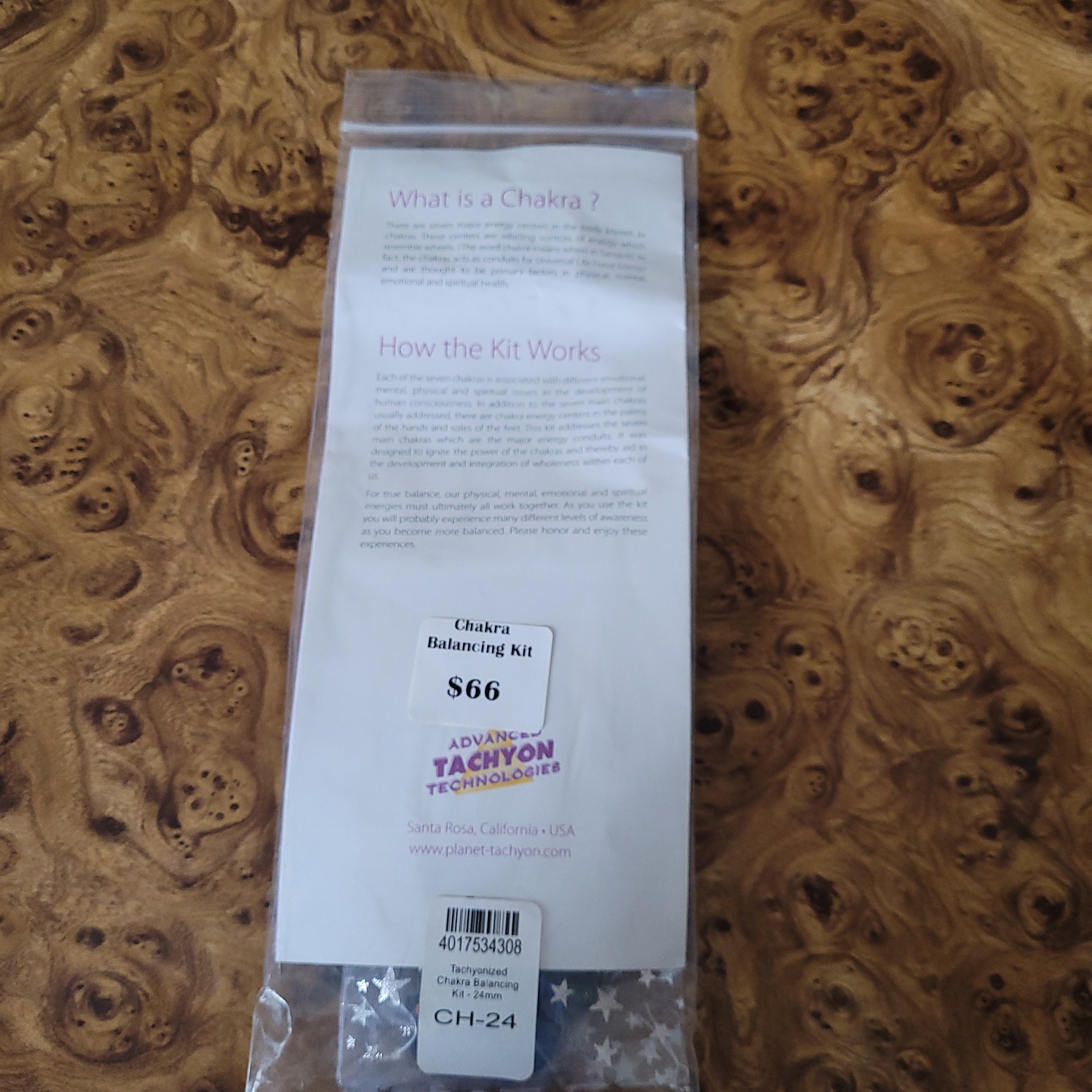 Kit Equilibrio de Chakras Taquionizado