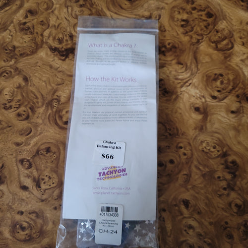 Chakra Balancing Kit Tachyonized (Online ordering)